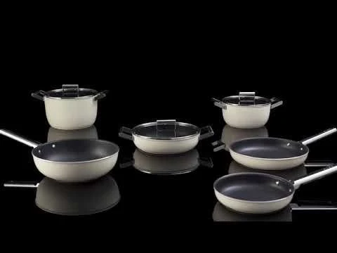 SMEG 11" Nonstick Fry Pan | Black 7 SMEG 11" Nonstick Fry Pan | Black - Image 5