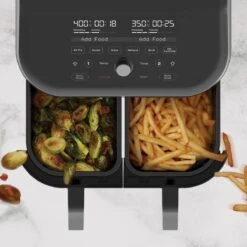 Instant Vortex Dual Basket Air Fryer With Clear Cook | 8-Quart 10 Instant Vortex Dual Basket Air Fryer With Clear Cook | 8-Quart -Kitchen Store ib 140 3090 01 vortex plus dual clearcook 6qt black atf square notext tile4
