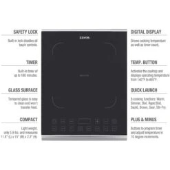 Zavor Induction Pro Cooktop -Kitchen Store induction pro packaging info image