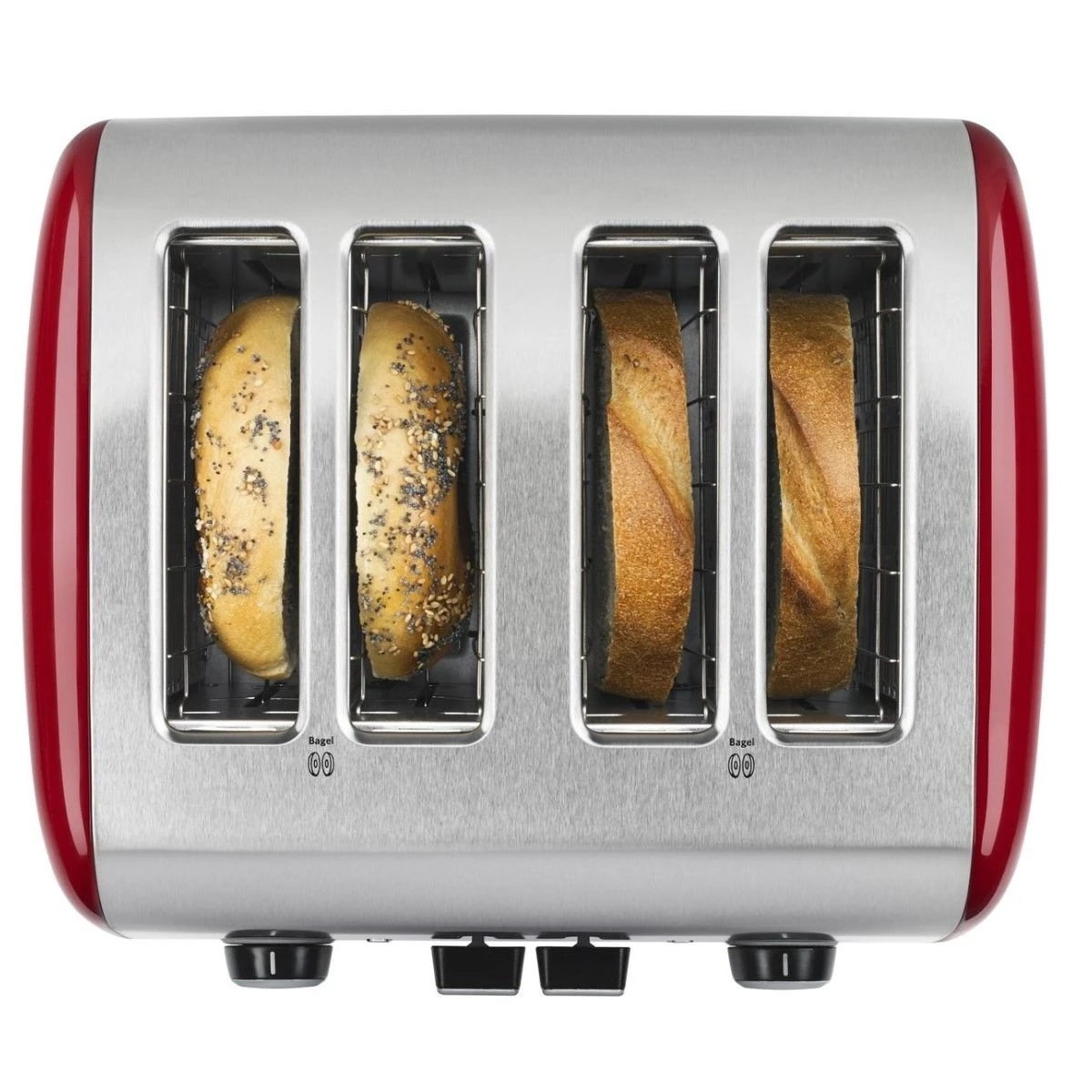 KitchenAid 4-Slice Toaster With Manual High-Lift Lever | Empire Red 3 KitchenAid 4-Slice Toaster With Manual High-Lift Lever | Empire Red - Image 2