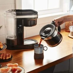 KitchenAid 12-Cup Drip Coffee Maker With Spiral Showerhead & Warming Plate| Onyx Black -Kitchen Store kacoffeemaker6 2