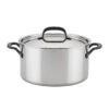 KitchenAid 8 Qt. Stainless Steel 5-Ply Stockpot With Lid -Kitchen Store kastock1