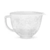 KitchenAid 5-Quart Whispering Floral Patterned Ceramic Bowl | Fits 4.5-Quart & 5-Quart KitchenAid Tilt-Head Stand Mixers -Kitchen Store kawhisper1