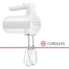 KitchenAid 7-Speed Cordless Hand Mixer | White -Kitchen Store kitchenaid cordless hand mixer 1