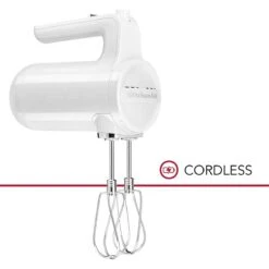 KitchenAid 7-Speed Cordless Hand Mixer | White