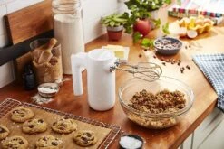 KitchenAid 7-Speed Cordless Hand Mixer | White -Kitchen Store kitchenaid cordless hand mixer khmb732wh