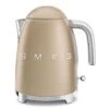 SMEG Electric Kettle | Matte Champagne 1 SMEG Electric Kettle | Matte Champagne -Kitchen Store klf03chmus a