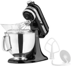 KitchenAid 5-Quart Artisan Tilt-Head Stand Mixer | Onyx Black -Kitchen Store ksm150psob kitchenaid artisan mixer onyx black popup