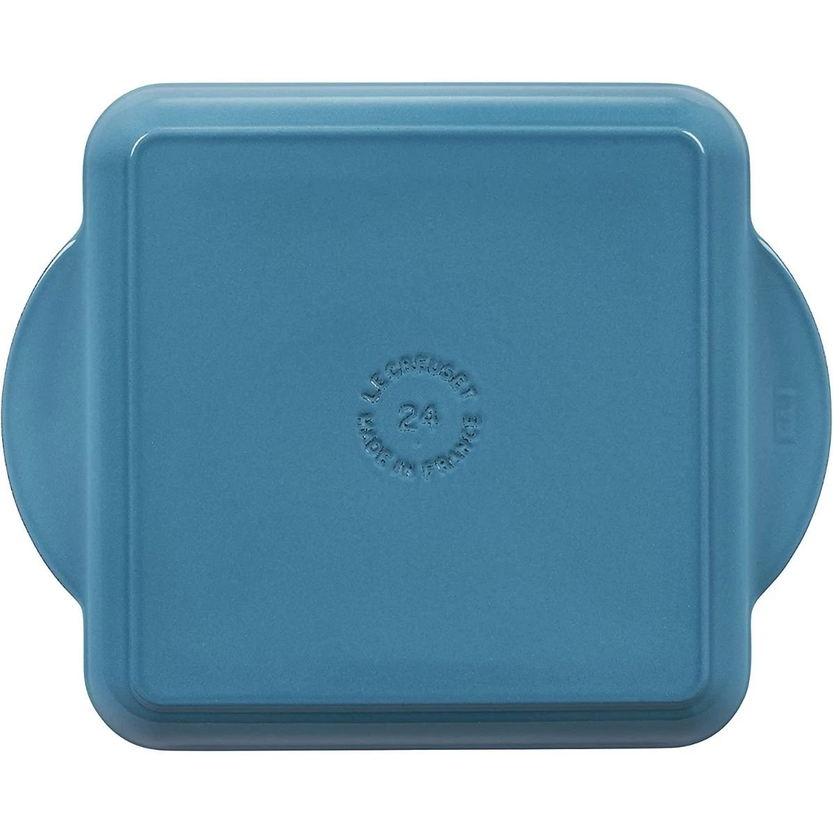 Le Creuset 9.5" Square Signature Enameled Cast Iron Grill Pan | Caribbean Blue 5 Le Creuset 9.5" Square Signature Enameled Cast Iron Grill Pan | Caribbean Blue - Image 3