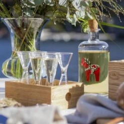 Sagaform Nature Shot Glass Set W/storage Box, 6 Pack 11 Sagaform Nature Shot Glass Set W/storage Box, 6 Pack -Kitchen Store lifestyle1 2 1