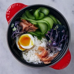 Le Creuset Cast Iron Rice Pot | Cerise/Cherry Red 16 Le Creuset Cast Iron Rice Pot | Cerise/Cherry Red -Kitchen Store lifestylecerise