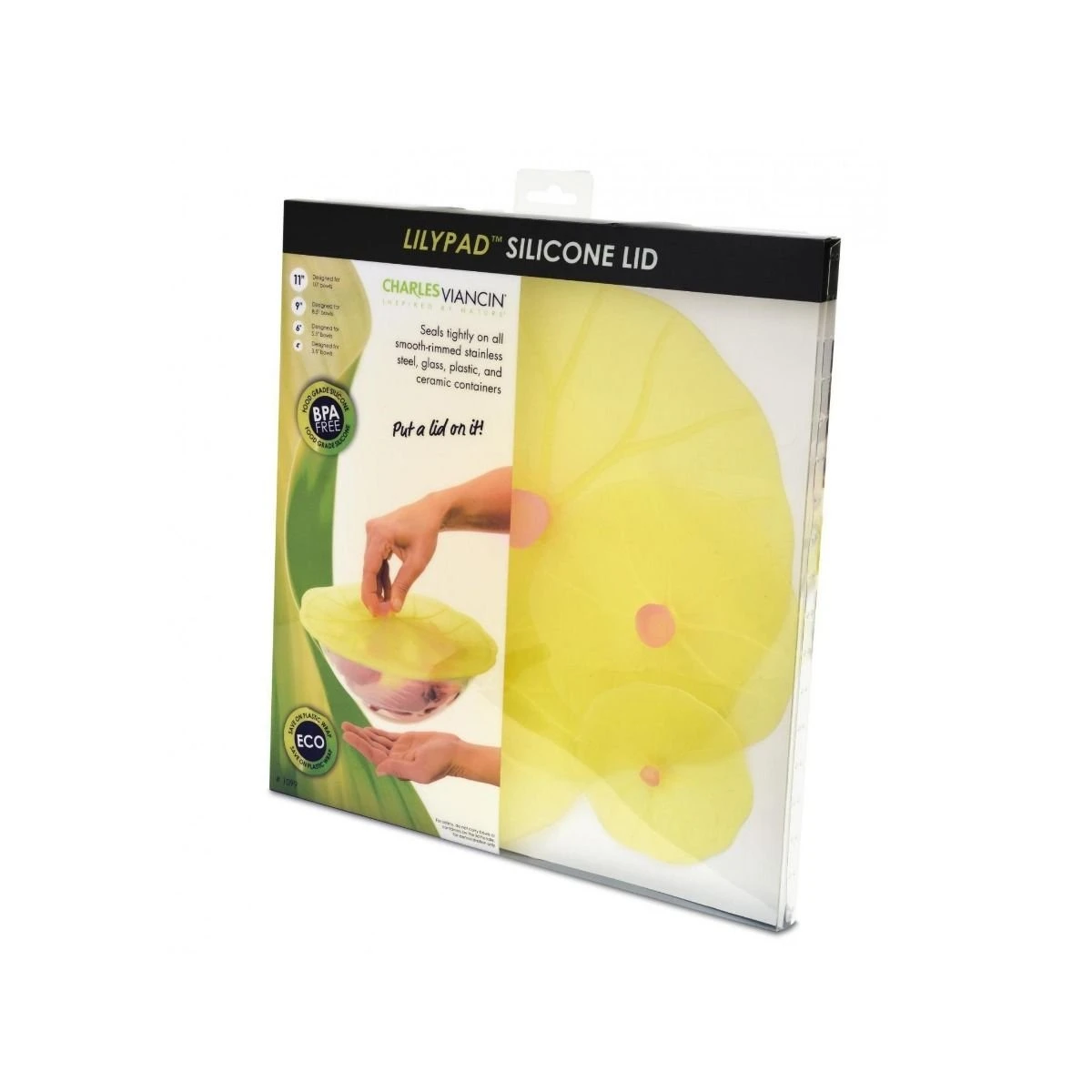 Charles Viancin Silicone Lid | Lilypad Gift Set (Set Of 4) 3 Charles Viancin Silicone Lid | Lilypad Gift Set (Set Of 4)