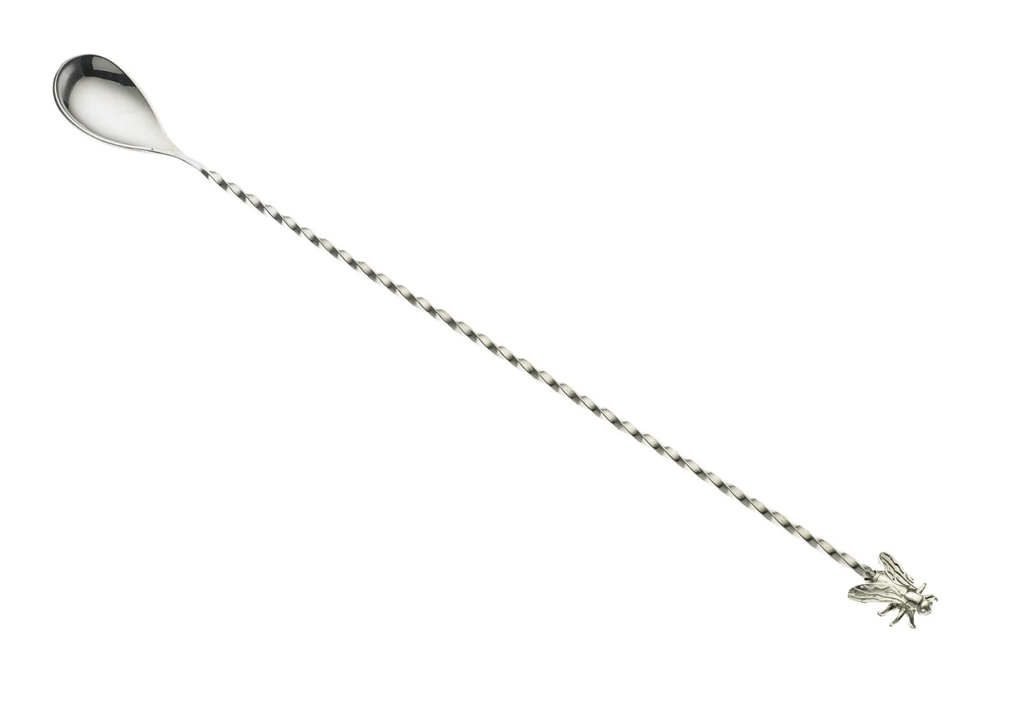Mercer Barfly 12" Bar Spoon | Fly End 3 Mercer Barfly 12" Bar Spoon | Fly End