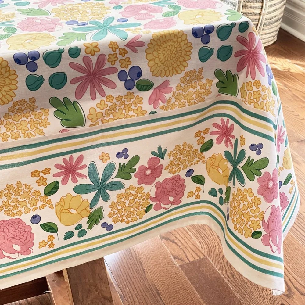 Mahogany USA Printed 60" X 60" Tablecloth | April 4 Mahogany USA Printed 60" X 60" Tablecloth | April - Image 2