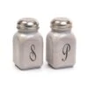 Mosser Glass Monogram Salt & Pepper Set | Marble 2 Mosser Glass Monogram Salt & Pepper Set | Marble -Kitchen Store marblesp1