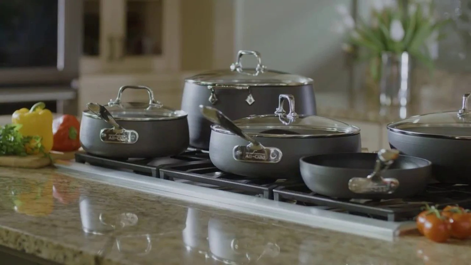 All-Clad HA1 Hard Anodized Nonstick Fry Pan Set (8" & 10") | 2-Piece 7 All-Clad HA1 Hard Anodized Nonstick Fry Pan Set (8" & 10") | 2-Piece - Image 5