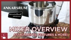 Ankarsrum Original 6230 Model Stand Mixer | Black Chrome -Kitchen Store maxresdefault 5 11