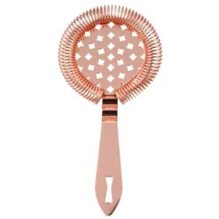 Mercer Barfly Classic Hawthorne Spring Bar Strainer | Copper Plated