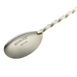 Mercer Barfly 11.8" Bar Spoon With Muddler | Stainless Steel -Kitchen Store mercerbarfly.11.8in.stainlesssteelbarspoonwithmuddler.m37018.logo