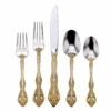 Oneida 18/10 Stainless Steel 20-Piece Flatware Set | Golden Michelangelo 1 Oneida 18/10 Stainless Steel 20-Piece Flatware Set | Golden Michelangelo -Kitchen Store michelangelo 20 piece 1810 stain