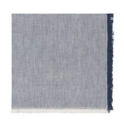 Danica Heirloom 18" Chambray Napkins (Set Of 4) | Midnight -Kitchen Store midnightnapkin3