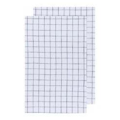 Danica Heirloom 18" X 28" Vintage Wash Dishtowels (Set Of 2) | Midnight Blue