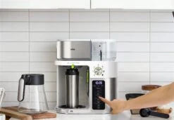 Braun MultiServe Coffee Machine & Hot Water | White -Kitchen Store multiserve white 12