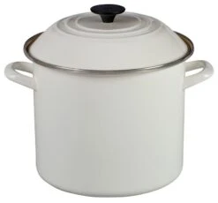 Le Creuset 10 Qt. Stock Pot | White