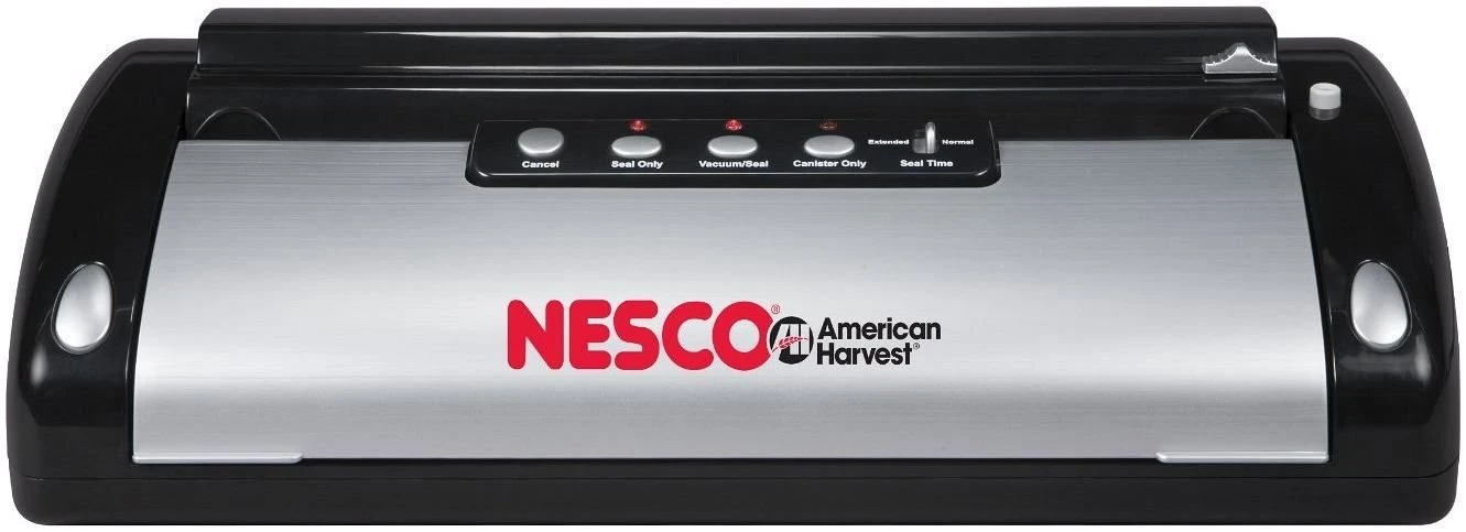 Nesco VS-02 Food Vacuum Sealer + Storage Bags | Black 3 Nesco VS-02 Food Vacuum Sealer + Storage Bags | Black