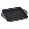 Le Creuset 9.5" Square Signature Enameled Cast Iron Grill Pan | Oyster Grey