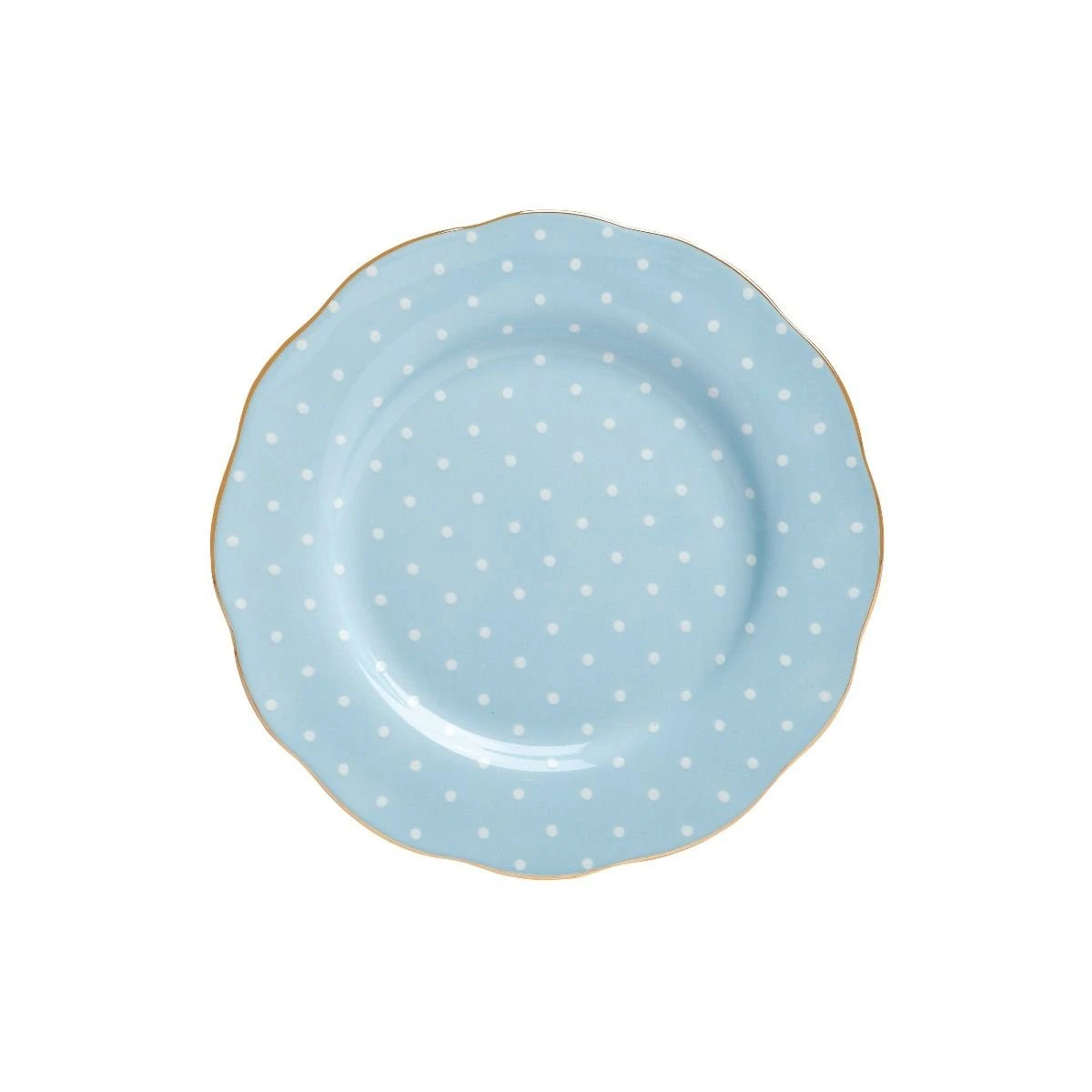 Royal Albert Vintage Collection 8.3" Salad Plate | Polka Blue 3 Royal Albert Vintage Collection 8.3" Salad Plate | Polka Blue