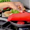 Charles Viancin Poppy Silicone Lid - Large 11" 1 Charles Viancin Poppy Silicone Lid - Large 11" -Kitchen Store poppy lid frypan check