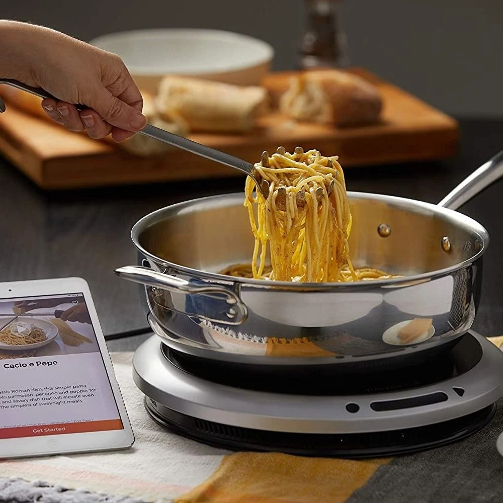 Hestan Cue 5.5 Qt. Smart Chef's Pot | Stainless Steel 5 Hestan Cue 5.5 Qt. Smart Chef's Pot | Stainless Steel - Image 3