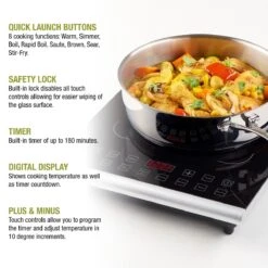 Zavor Induction Pro Cooktop -Kitchen Store pro features