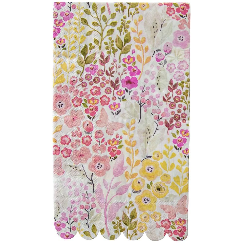 C.R. Gibson Guest/Dinner Napkins (Set Of 16) | Watercolor Garden 3 C.R. Gibson Guest/Dinner Napkins (Set Of 16) | Watercolor Garden