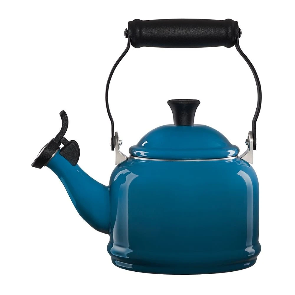 Le Creuset 1.25 Qt. Demi Kettle Tea Pot | Deep Teal 4 Le Creuset 1.25 Qt. Demi Kettle Tea Pot | Deep Teal - Image 2