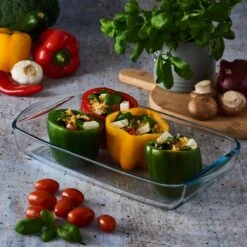 Mason Cash Classic Ovenware 13" X 7.5" Glass Rectangular Roaster -Kitchen Store rect2