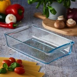 Mason Cash Classic Ovenware 13" X 7.5" Glass Rectangular Roaster -Kitchen Store rect5