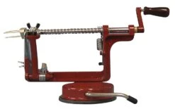 CucinaPro Red Apple Peeler With Suction Base