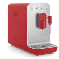SMEG Fully Automatic Coffee Machine With Steamer | Red -Kitchen Store redsteam6