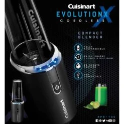 Cuisinart EvolutionX Cordless Rechargeable Compact Blender | Dark Grey 10 Cuisinart EvolutionX Cordless Rechargeable Compact Blender | Dark Grey -Kitchen Store rpb100 20ce070206 gb final