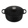 Le Creuset 7.25 Qt. Round Signature Dutch Oven With Stainless Steel Knob | Licorice 1 Le Creuset 7.25 Qt. Round Signature Dutch Oven With Stainless Steel Knob | Licorice -Kitchen Store rs11821 ls2501 2820ss 1 1