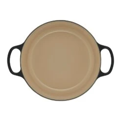 Le Creuset 7.25 Qt. Round Signature Dutch Oven With Stainless Steel Knob | Licorice -Kitchen Store rs11824 ls2501 2820ss 4 1 1