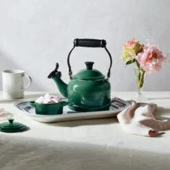 Le Creuset 1.25 Qt. Demi Kettle Tea Pot | Artichaut -Kitchen Store rs13740 210112 lecreuset springcolorpairing 01 ret