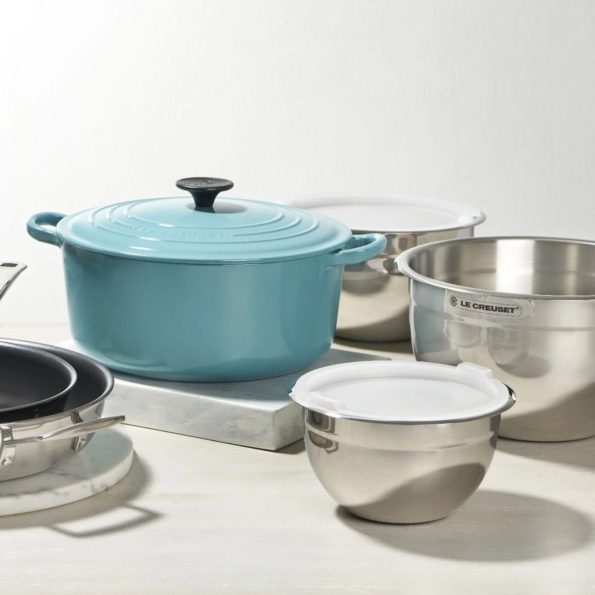 Le Creuset Nested Stainless Steel Mixing Bowls (Set Of 3) 14 Le Creuset Nested Stainless Steel Mixing Bowls (Set Of 3) - Image 12