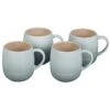 Le Creuset 13oz Heritage Mugs (Set Of 4) | Sea Salt 2 Le Creuset 13oz Heritage Mugs (Set Of 4) | Sea Salt -Kitchen Store rs17589 pg90433a 00717 p