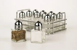 RSVP Salt And Pepper Shakers W/ Rack