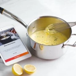 Hestan Cue 3.5 Qt Sauce Pot + Induction Cooktop -Kitchen Store saucepot8 2