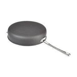 Cuisinart Contour Hard Anodized Saute Pan With Helper Handle & Cover | 5 Qt. -Kitchen Store sautebottomview