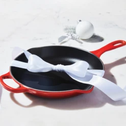 Le Creuset 10.25" Signature Enameled Cast Iron Skillet | Cerise/Cherry Red -Kitchen Store skill1